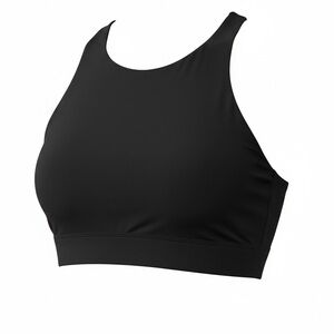 EUC Montiel Active Women’s Black Racer Back Athletic Crop Top - Size M - 8/10
